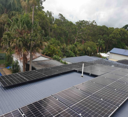 Solar Panels Installation on Roof
